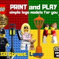 Mô hình cột đèn đường (LEGO Street Lamp) in 3D độc đáo - Thumbnail 1