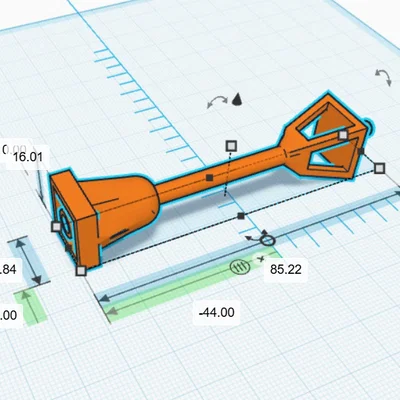 Mô hình cột đèn đường (LEGO Street Lamp) in 3D độc đáo