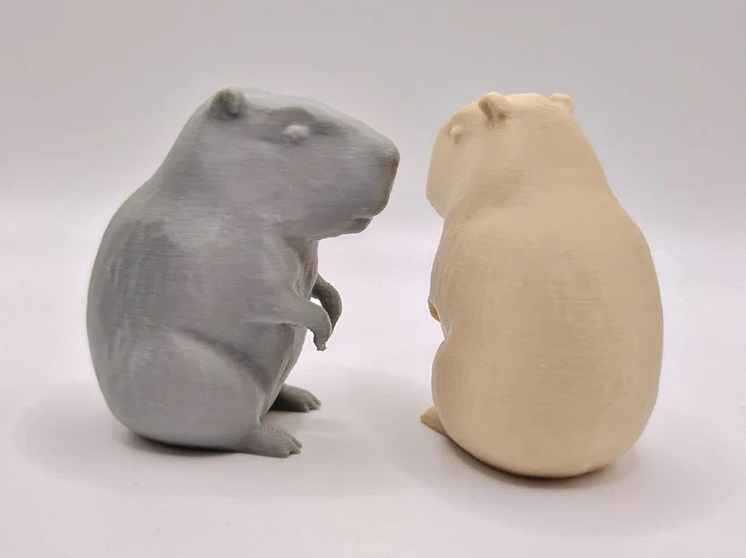 Mô hình Capybara mini đáng yêu - File in 3D cho người mới bắt đầu - Image 1