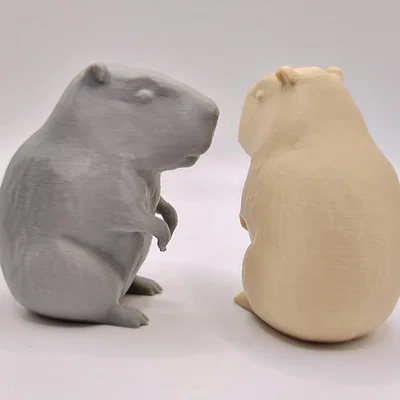 Mô hình Capybara mini đáng yêu - File in 3D cho người mới bắt đầu