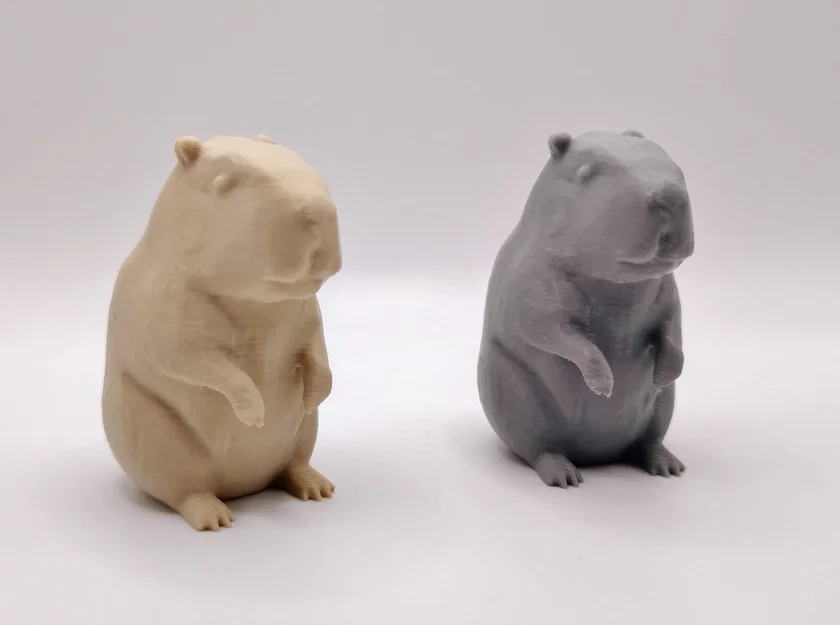 Mô hình Capybara mini đáng yêu - File in 3D cho người mới bắt đầu - Image 2
