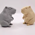 Mô hình Capybara mini đáng yêu - File in 3D cho người mới bắt đầu - Thumbnail 3
