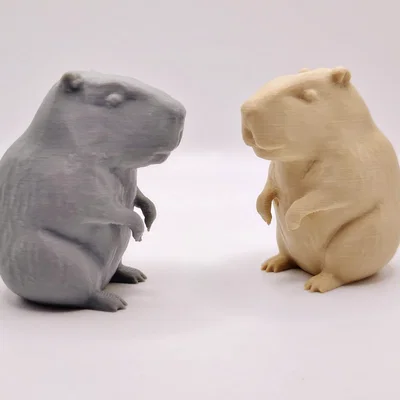 Mô hình Capybara mini đáng yêu - File in 3D cho người mới bắt đầu