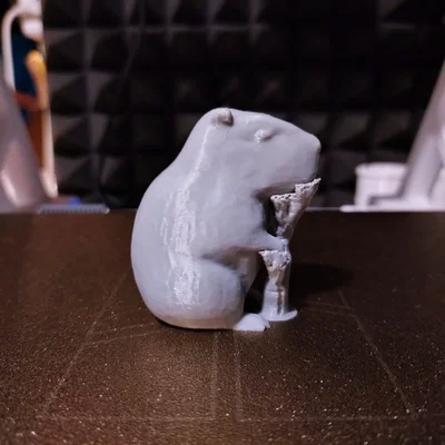 Mô hình Capybara mini đáng yêu - File in 3D cho người mới bắt đầu