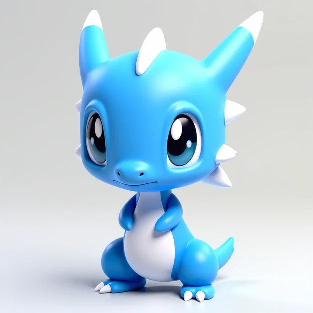 Mô hình rồng nhỏ đáng yêu (Dragon) cho máy in 3D - Image 1