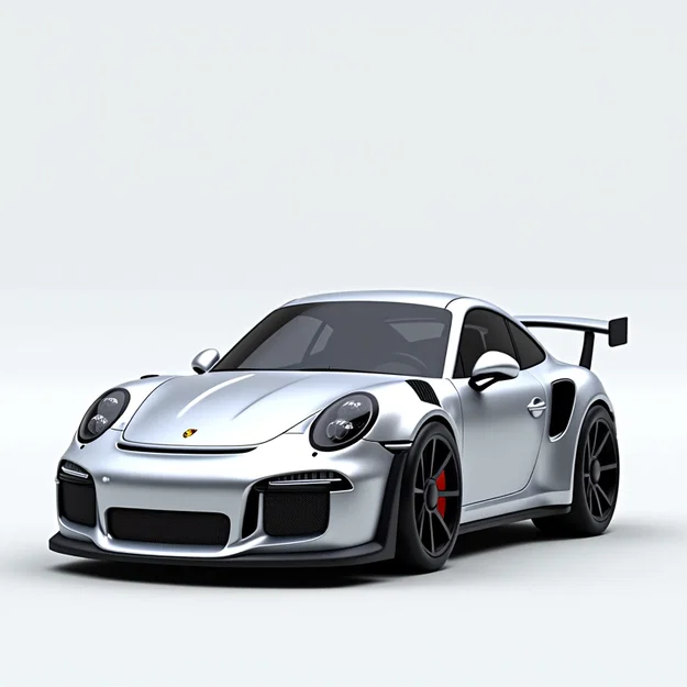Mô hình 3D xe thể thao Porsche 911 chất lượng cao - Image 1