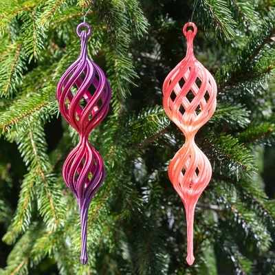 Spiral Christmas Finial 2024 - Vật trang trí Giáng sinh xoắn ốc
