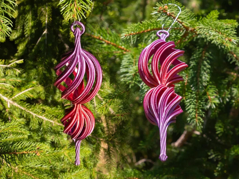 Spiral Christmas Finial 2024 - Vật trang trí Giáng sinh xoắn ốc - Image 2