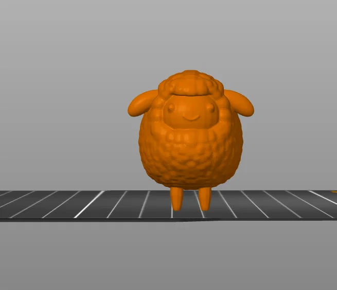 Mô hình 3D chú cừu nhỏ Kawaii dễ thương để trang trí - Image 2