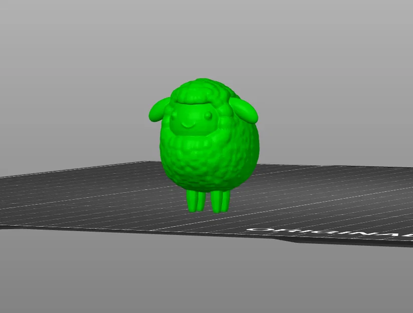 Mô hình 3D chú cừu nhỏ Kawaii dễ thương để trang trí - Image 3