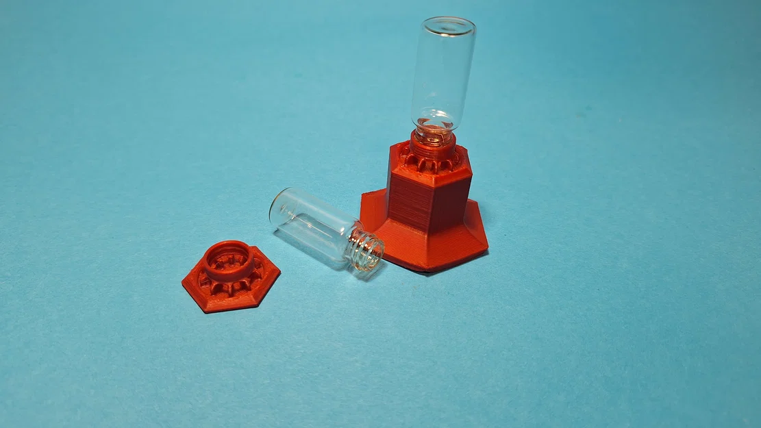 Ant Feeder: Máng ăn chất lỏng nhỏ gọn cho kiến cảnh (tự in 3D) - Image 1