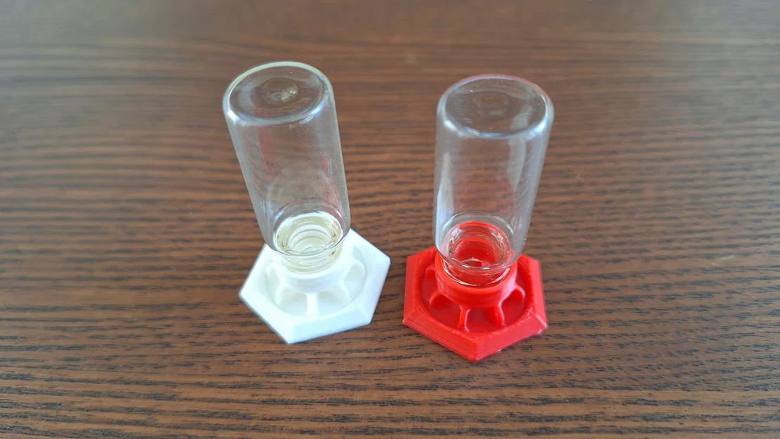 Ant Feeder: Máng ăn chất lỏng nhỏ gọn cho kiến cảnh (tự in 3D) - Image 2