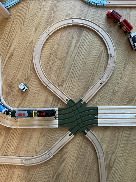 Giao lộ đường ray đôi BRIO (Double Track Crossing) - Image 1