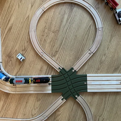 Giao lộ đường ray đôi BRIO (Double Track Crossing)