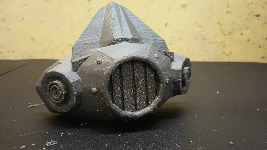 Mô hình mặt nạ cảnh vệ Arcane (Enforcer Mask) cho cosplay - Image 6