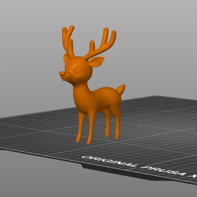 Mô hình chú nai nhỏ đáng yêu (Baby Deer) file in 3D chất lượng cao