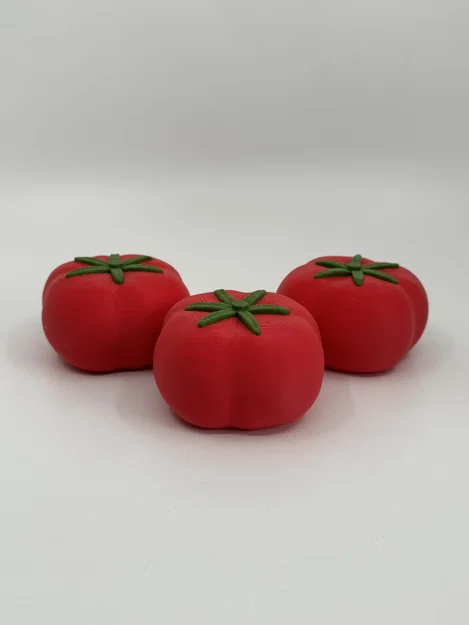 Mô hình quả cà chua 3D (Tomato) - Đồ chơi giáo dục cho bé - Image 1
