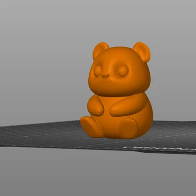 Mô hình chú gấu Panda nhỏ đáng yêu (Baby Panda Kawaii) để in 3D