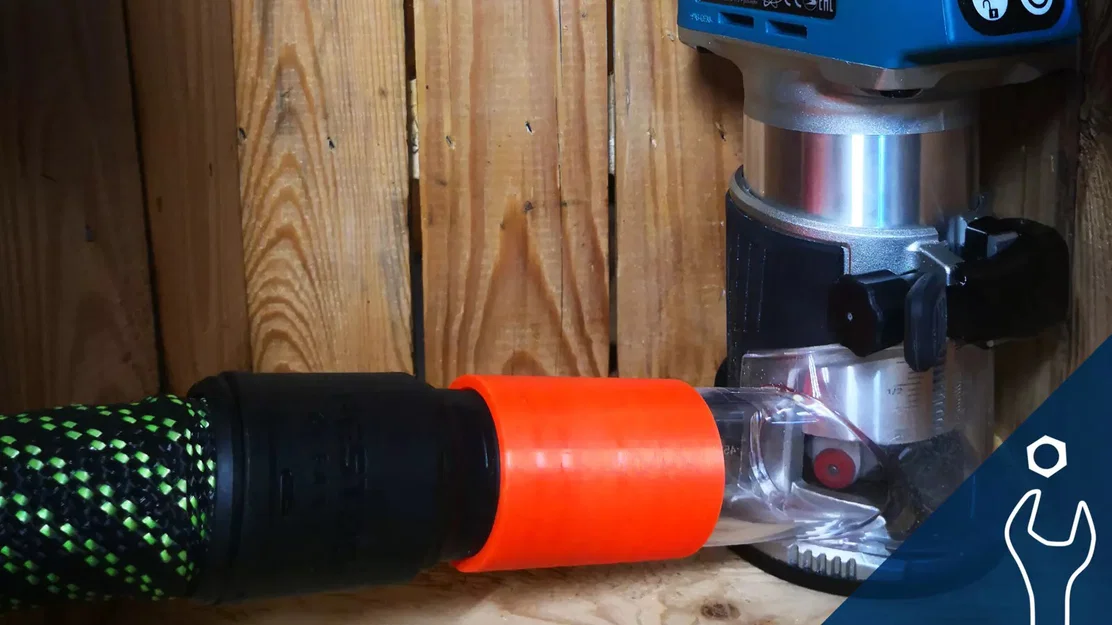 Đầu chuyển ống hút bụi từ Makita sang Festool cho DRT50 và RT0700 - Image 1