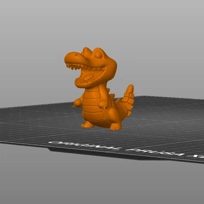 Mô hình chú cá sấu nhỏ Baby Crocodile phong cách Kawaii đáng yêu
