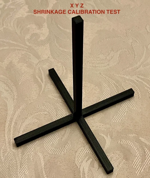 Mẫu test độ co ngót filament X Y Z - Image 1