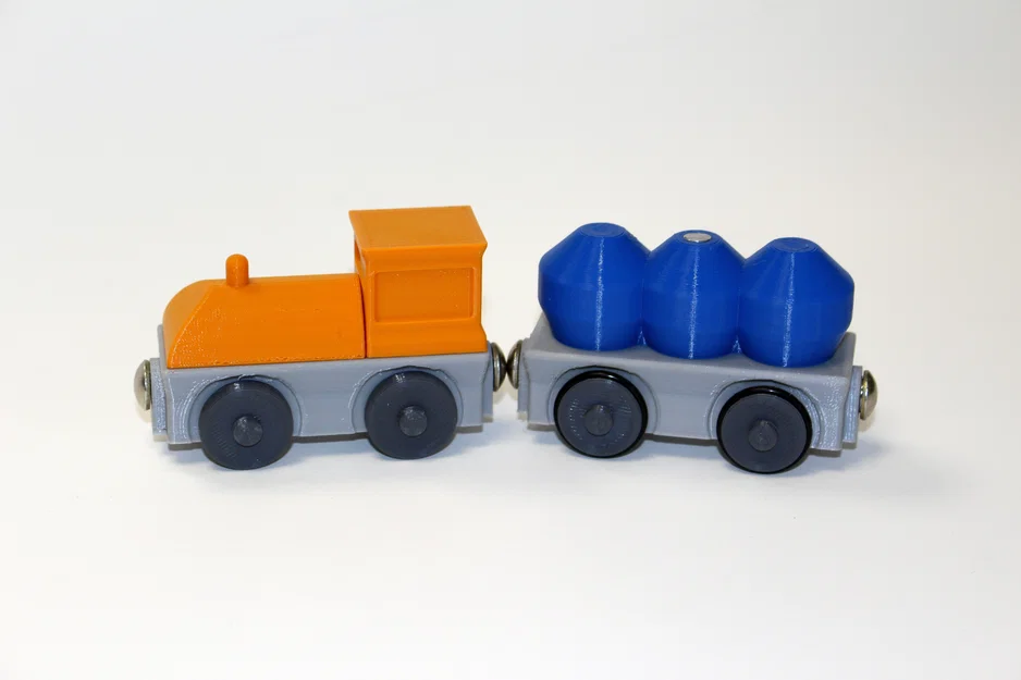 Bộ sưu tập toa tàu chở hàng và toa khách cho tàu gỗ IKEA Lillabo / Brio - Image 6