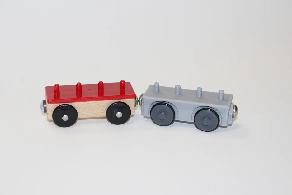 Bộ sưu tập toa tàu chở hàng và toa khách cho tàu gỗ IKEA Lillabo / Brio - Image 9