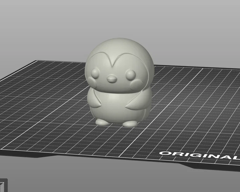 Mô hình 3D nhân vật Chim cánh cụt con phong cách đất sét kawaii - Image 3