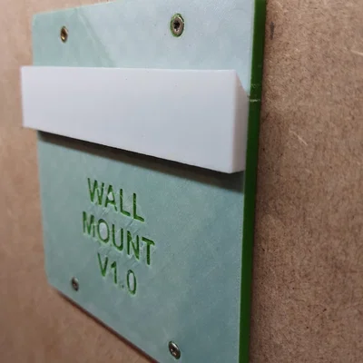 Giá treo tường màn hình VESA 100mm (kiểu French Cleat) in 3D