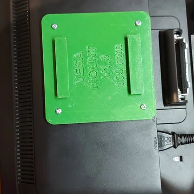 Giá treo tường màn hình VESA 100mm (kiểu French Cleat) in 3D