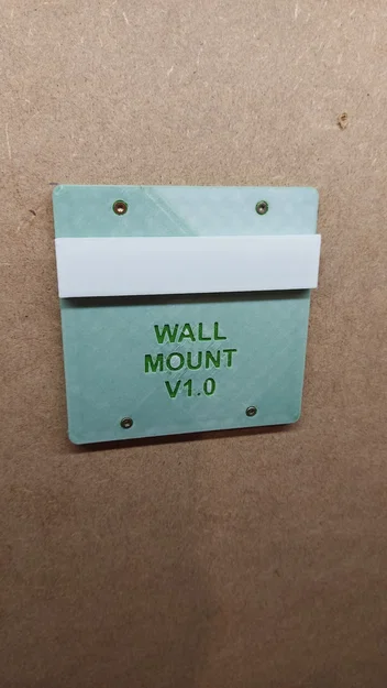 Giá treo tường màn hình VESA 100mm (kiểu French Cleat) in 3D - Image 3