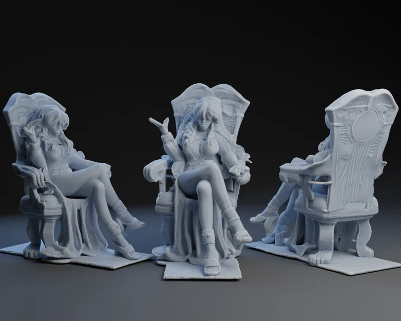 Mô hình 3D Balalaika Black Lagoon siêu đẹp dành cho fan anime - Image 1