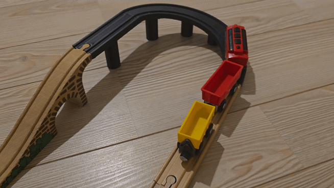 Spiral Train Track: Đoạn đường ray tàu hỏa xoắn ốc cho bé