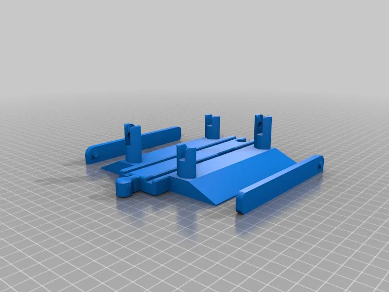 Mô hình đường ray xe lửa gỗ có thanh chắn (Tương thích BRIO, IKEA) - Image 2