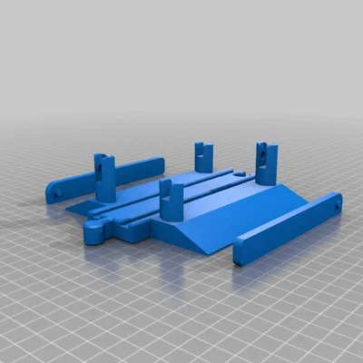 Mô hình đường ray xe lửa gỗ có thanh chắn (Tương thích BRIO, IKEA)