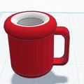 Mô hình ly ca cao nóng Yeeps Hot Cocoa cực dễ thương cho 3D Printing - Thumbnail 3
