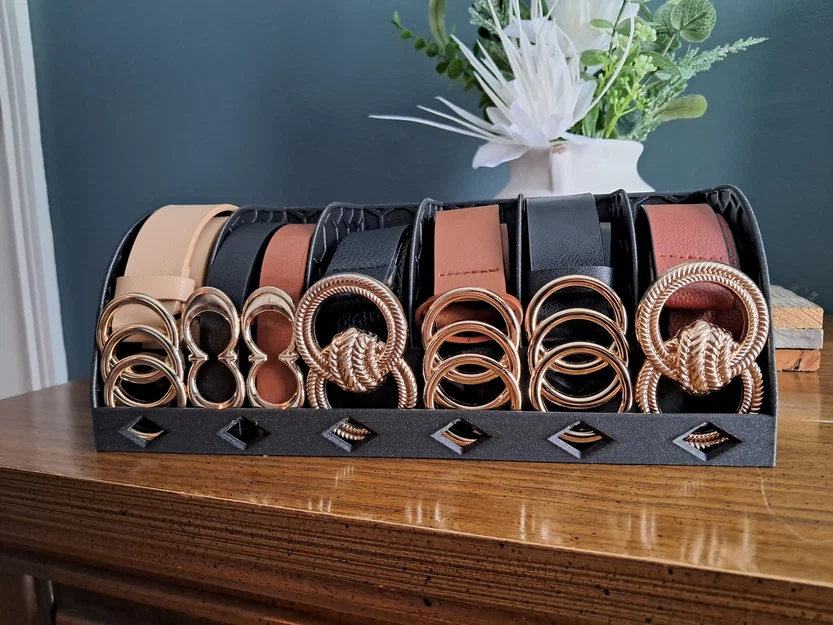 Luxe Belt Organizer - Khay đựng thắt lưng sang trọng - Image 2