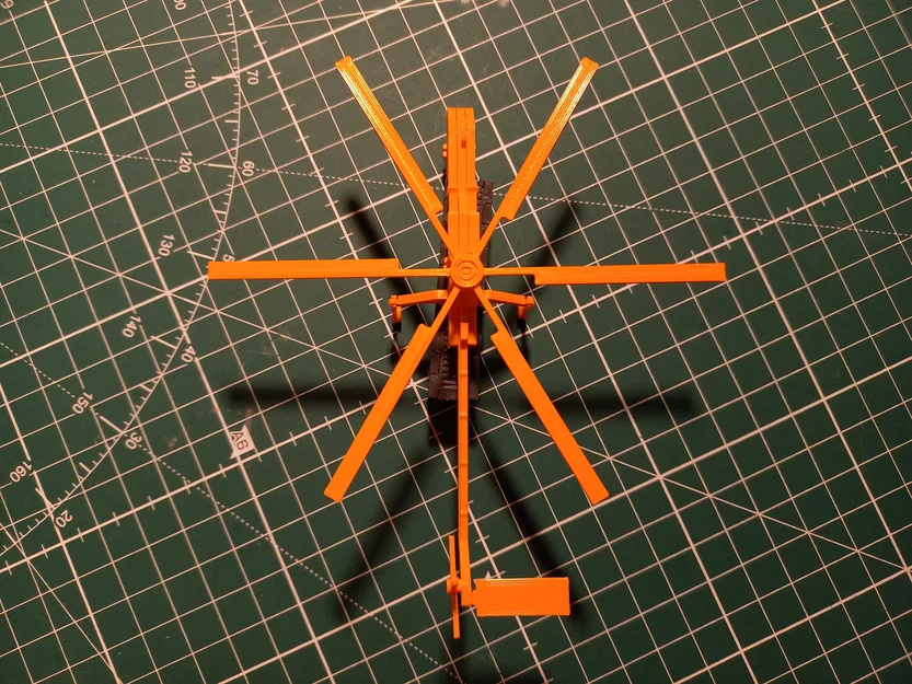 Mô hình Kit Card trực thăng Sikorsky S-64 Skycrane kèm hàng hóa - Image 3