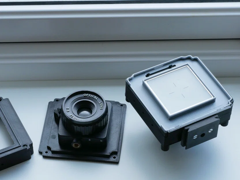 Ngàm gắn Magazine phim Hasselblad - Pinhole, giá đỡ màn mờ, ống kính Holga và ngàm Pentax 67 - Image 2