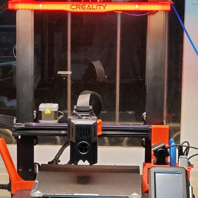 Thanh LED cho Ender 3 V3 KE tích hợp giá dẫn ống PTFE