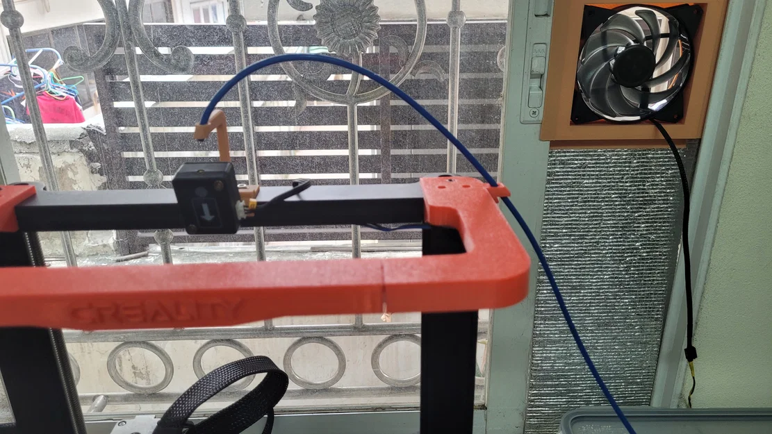 Thanh LED cho Ender 3 V3 KE tích hợp giá dẫn ống PTFE - Image 2