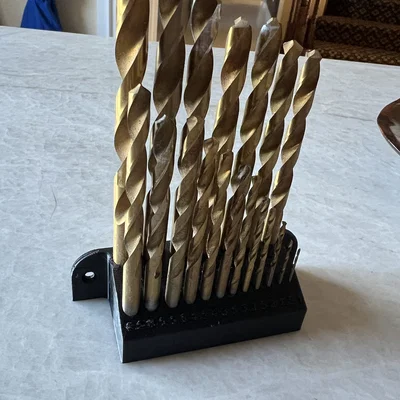 Giá treo mũi khoan hệ mét 1mm - 10mm gắn tường tiện lợi