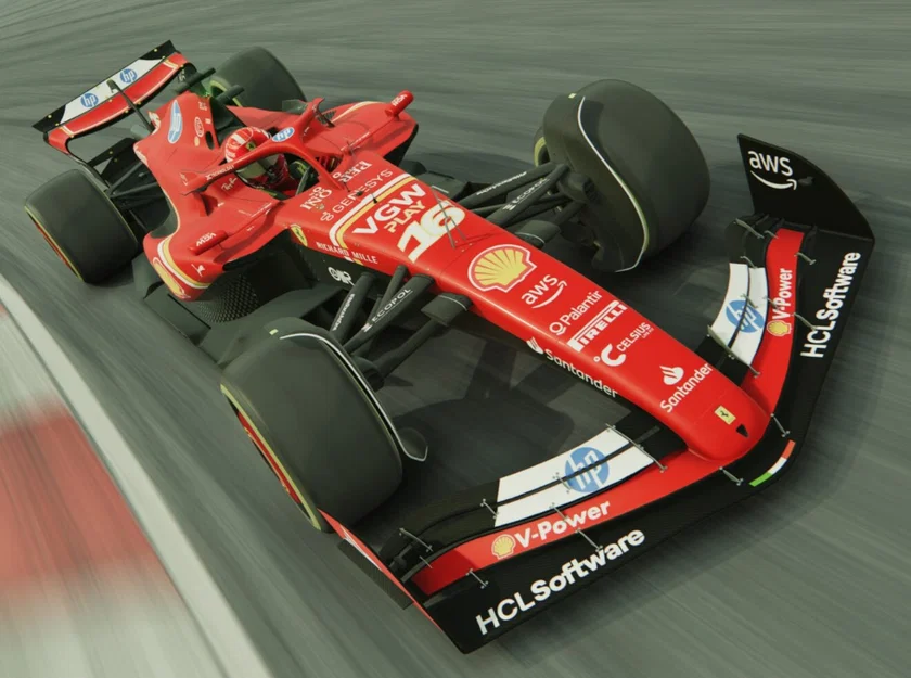 Mô hình xe đua F1 2024 thiết kế chi tiết cho in 3D - Image 1