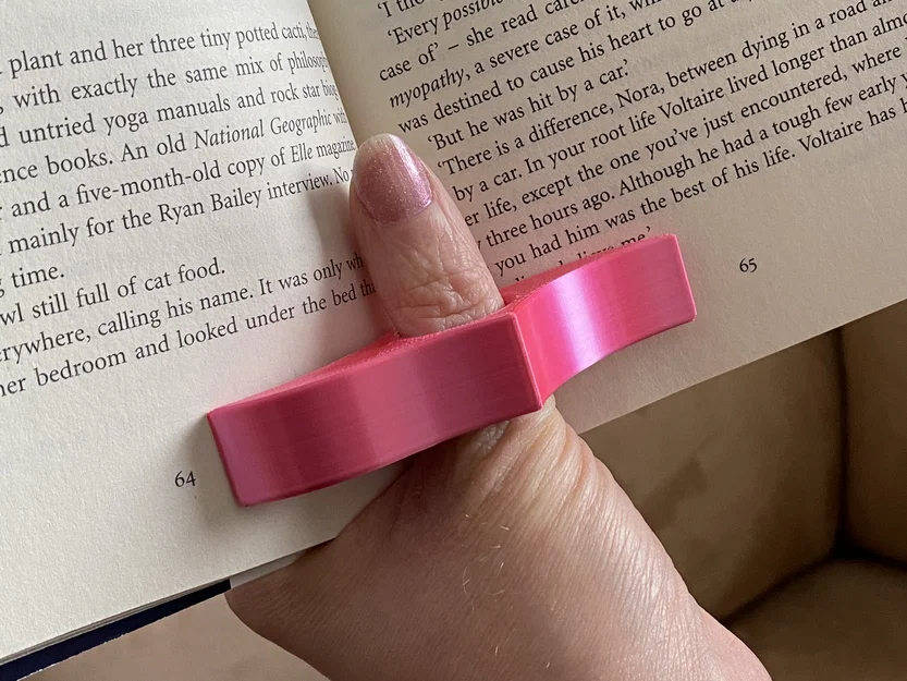 Dụng cụ chặn trang sách đeo ngón cái - Image 2