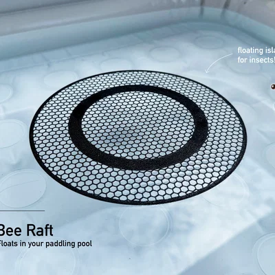 Bee Raft – Đảo Cứu Hộ Ong Cho Hồ Bơi