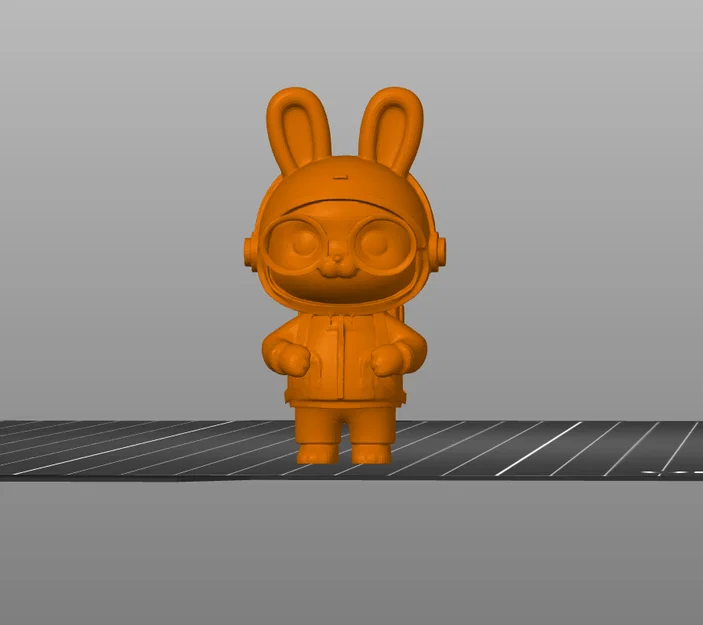 Mô hình 3D nhân vật Baby Bunny phong cách đất sét kawaii - Image 3