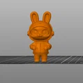 Mô hình 3D nhân vật Baby Bunny phong cách đất sét kawaii - Thumbnail 3