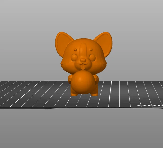 Mô hình 3D chú chó con chơi bóng phong cách Kawaii đáng yêu - Image 3