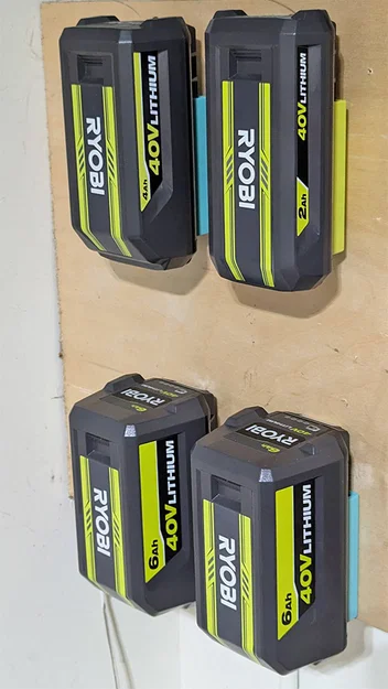 Giá treo pin Ryobi 40V chắc chắn - Image 4