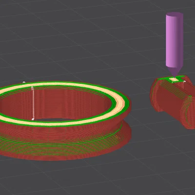 Bộ dẫn hướng sợi nhựa 360 độ cho Ender 3 V3 SE (Tăng hiệu suất in)